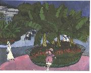 Ernst Ludwig Kirchner Albertplatz in Dresden Spain oil painting artist